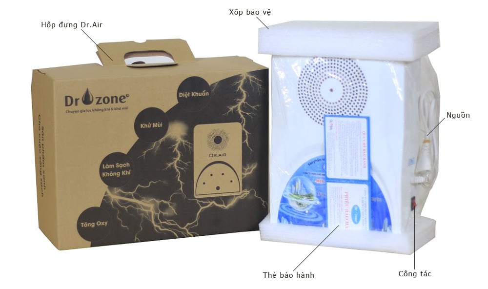 Giới thiệu Máy khử mùi Dr.Air