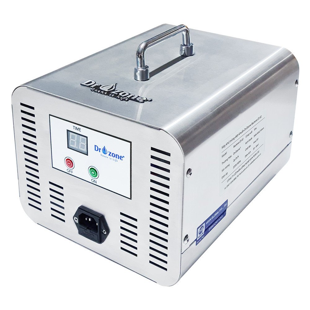 Máy ozone khử mùi dạng xách tay cho không gian nhỏ